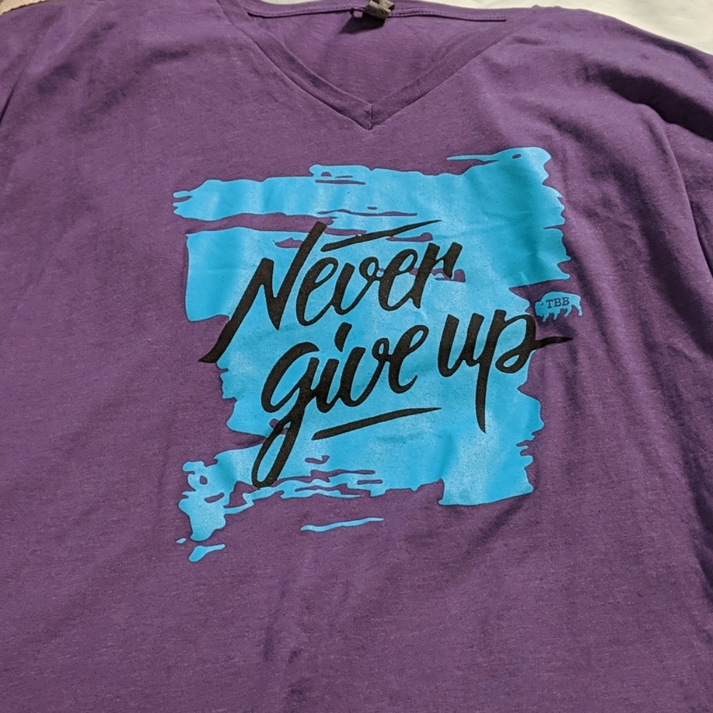 Purple tee